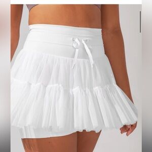 Popflex Pirouette Skort - Cool White